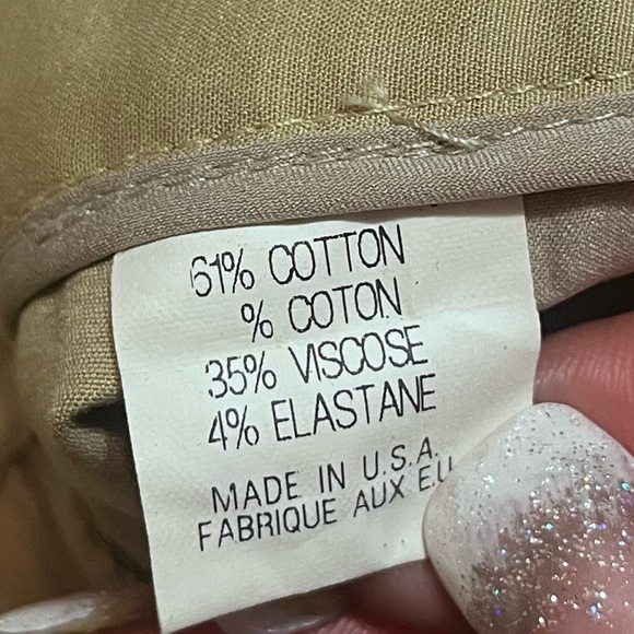 Theory Waist Tab Shorts Women's Sz 8 Tan Chino Walkers - Picture 3 of 8